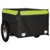 Remolque para bicicleta hierro negro y verde 45