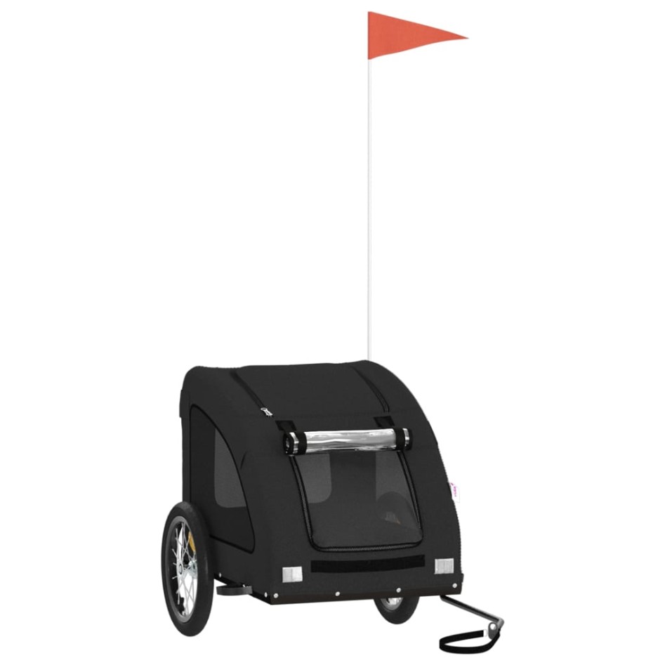Remolque de bicicleta mascotas hierro tela Oxford