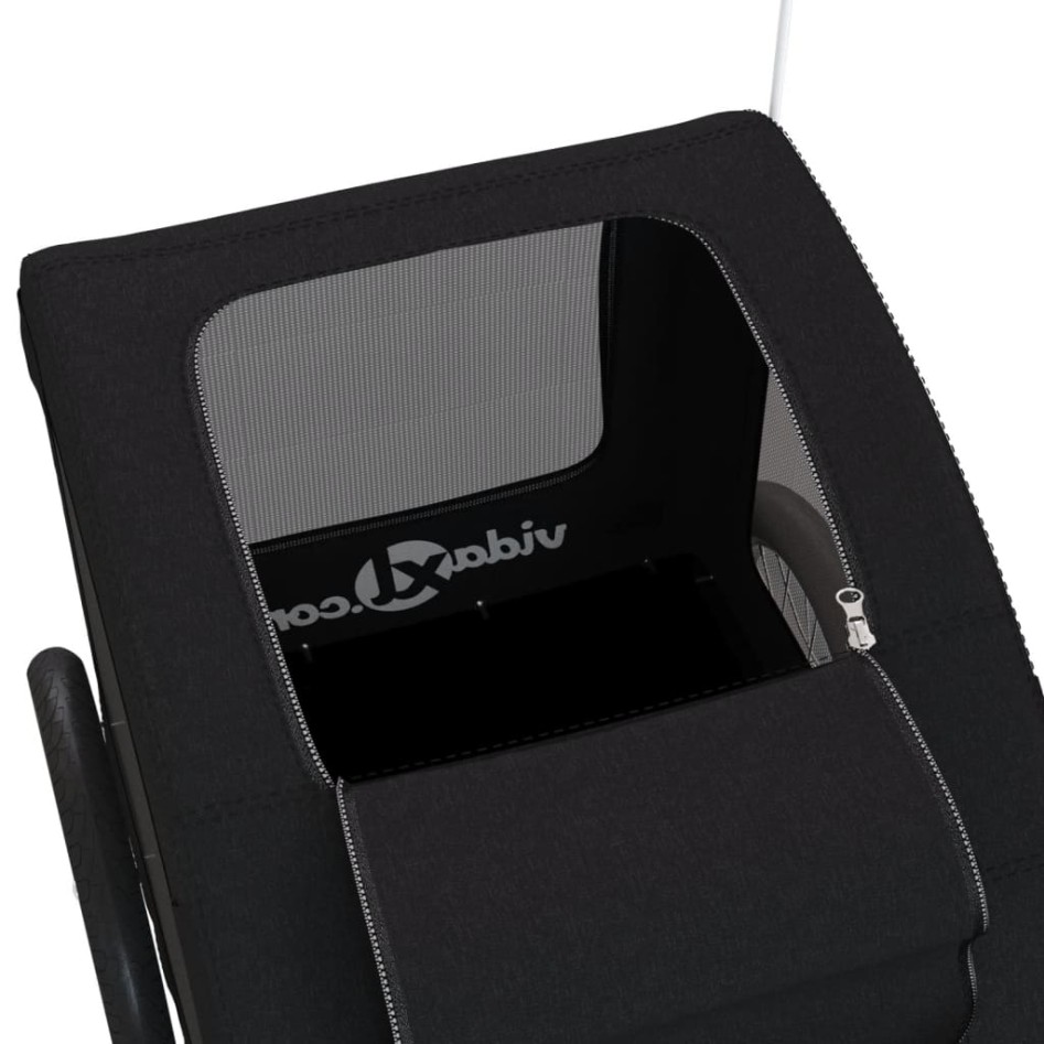 Remolque de bicicleta mascotas hierro tela Oxford