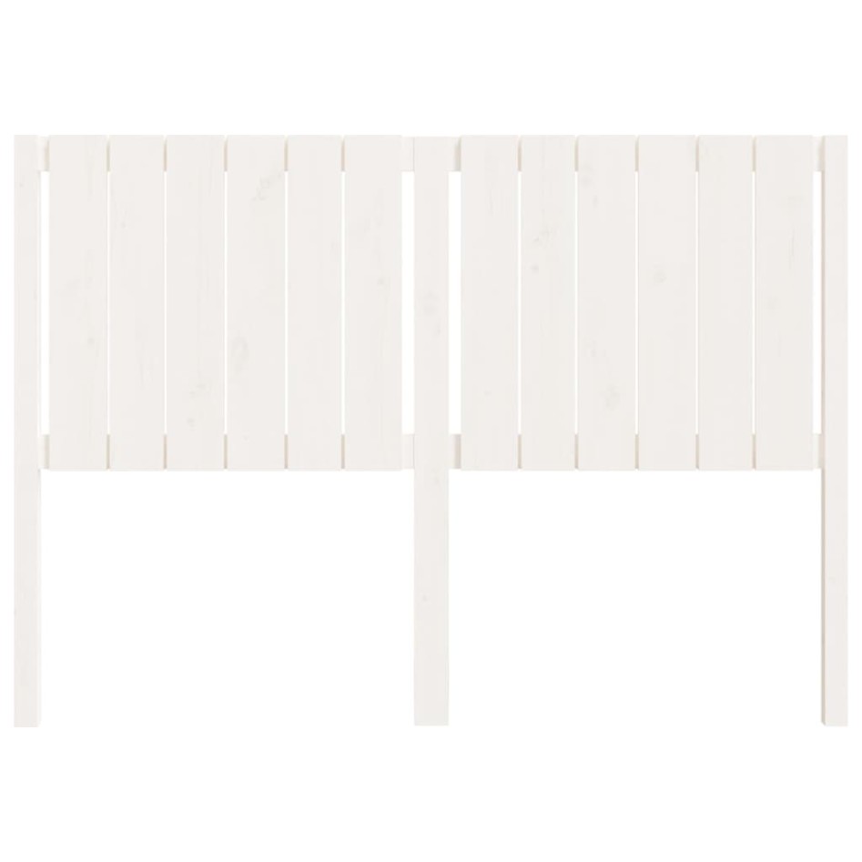 Cabecero de cama madera maciza de pino blanco 145,5x4x100