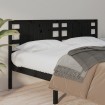 Cabecero madera maciza de pino negro 206x4x100 cm