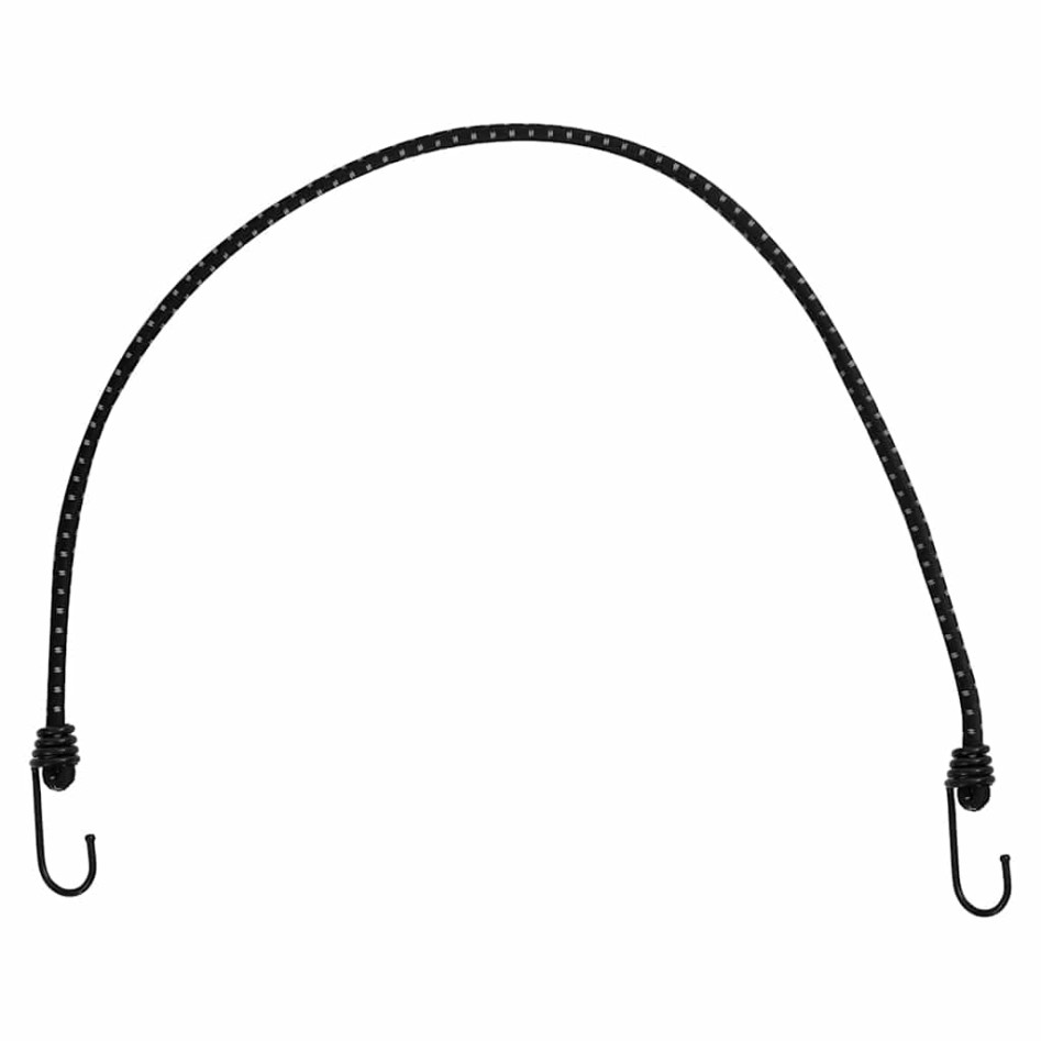 Cuerdas elásticas con tiras reflectantes y ganchos 50 uds 88