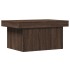 Mesa de centro madera de ingeniería marrón roble 100x55x40