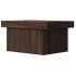 Mesa de centro madera de ingeniería marrón roble 100x55x40