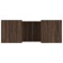 Mesa de centro madera de ingeniería marrón roble 100x55x40
