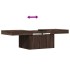 Mesa de centro madera de ingeniería marrón roble 100x55x40