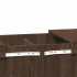 Mesa de centro madera de ingeniería marrón roble 100x55x40