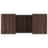 Mesa de centro madera de ingeniería marrón roble 80x55x40
