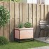 Jardinera de madera maciza de abeto Douglas 60x40x50