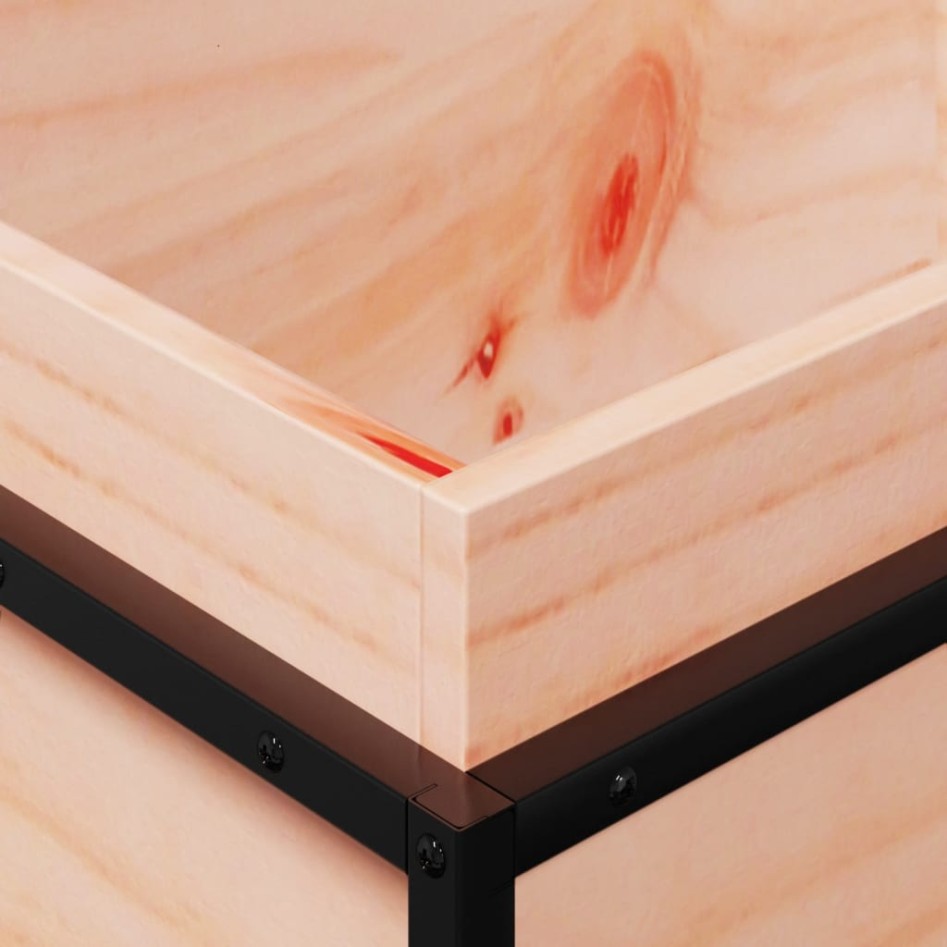 Jardinera de madera maciza de abeto Douglas 60x40x50