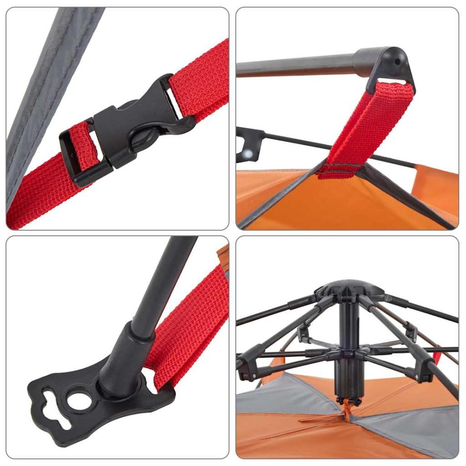 Tienda de campaña iglú 3 personas apertura rápida