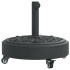 Base sombrilla redonda ruedas para mástiles Ø38 / 48 mm 27