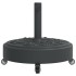Base sombrilla redonda ruedas para mástiles Ø38 / 48 mm 27