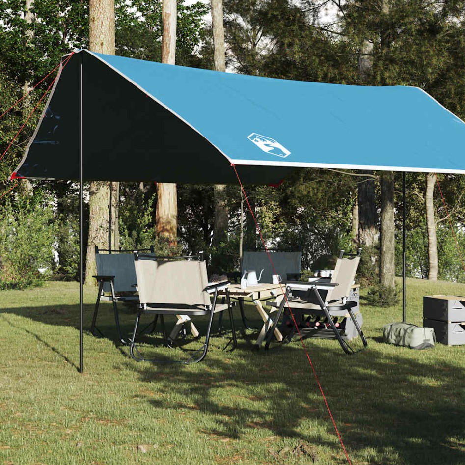 Lona de camping impermeable azul 430x380x210