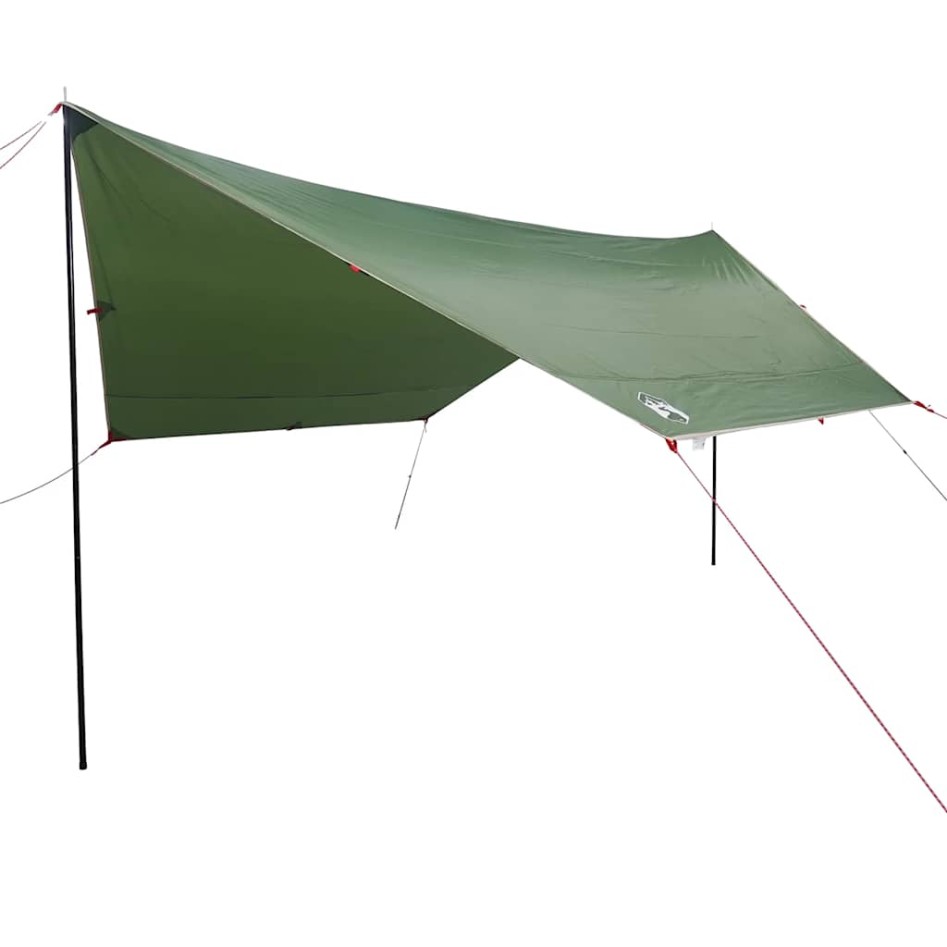 Lona de camping impermeable verde 430x380x210
