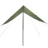 Lona de camping impermeable verde 430x380x210