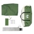 Lona de camping impermeable verde 430x380x210