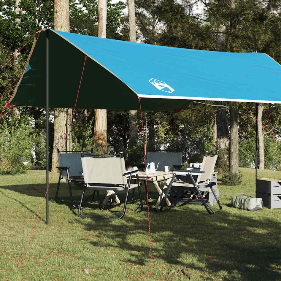 Lona de camping impermeable azul 460x305x210