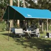 Lona de camping impermeable azul 460x305x210 cm