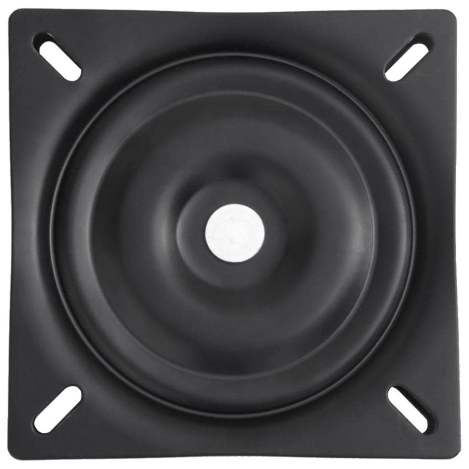 Set asientos plegables para barco 2 uds con cojín blanco y