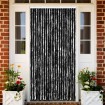 Cortina mosquitera gris antracita chenilla 90x200 cm