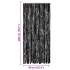 Cortina mosquitera gris antracita chenilla 90x200
