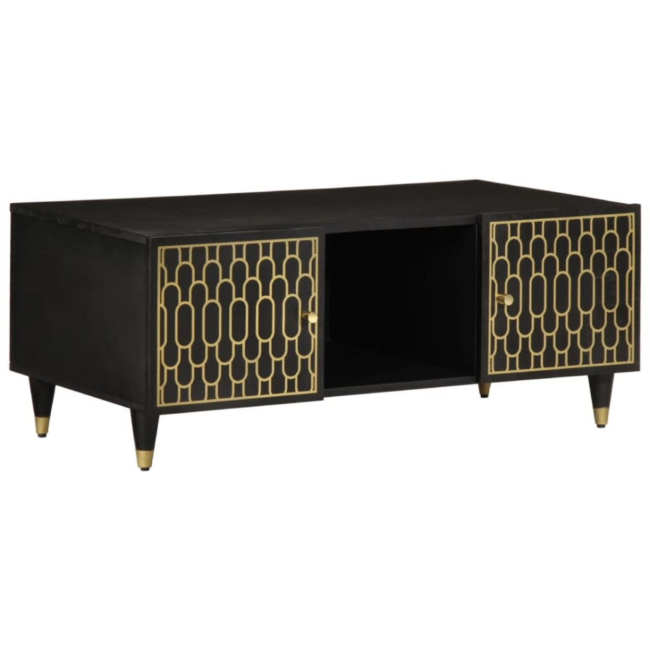 Mesa de centro de madera maciza mango 100x54x40