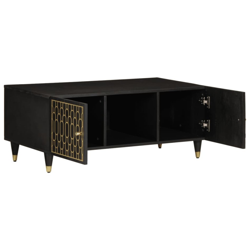 Mesa de centro de madera maciza mango 100x54x40