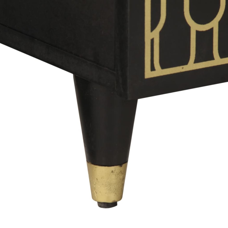 Mesa de centro de madera maciza mango 100x54x40