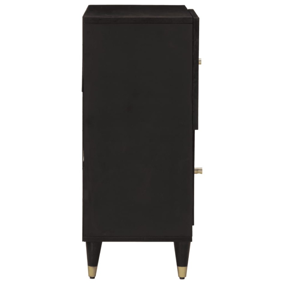 Armario auxiliar madera maciza de mango 80x33x75