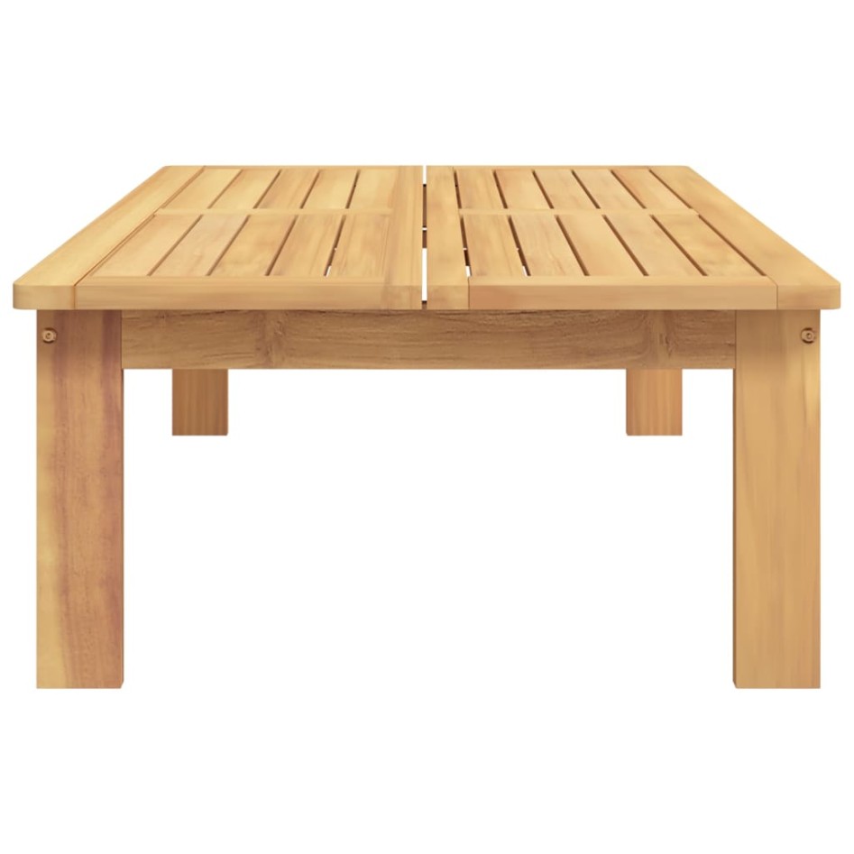 Mesa de jardín madera maciza de acacia 100x60x30