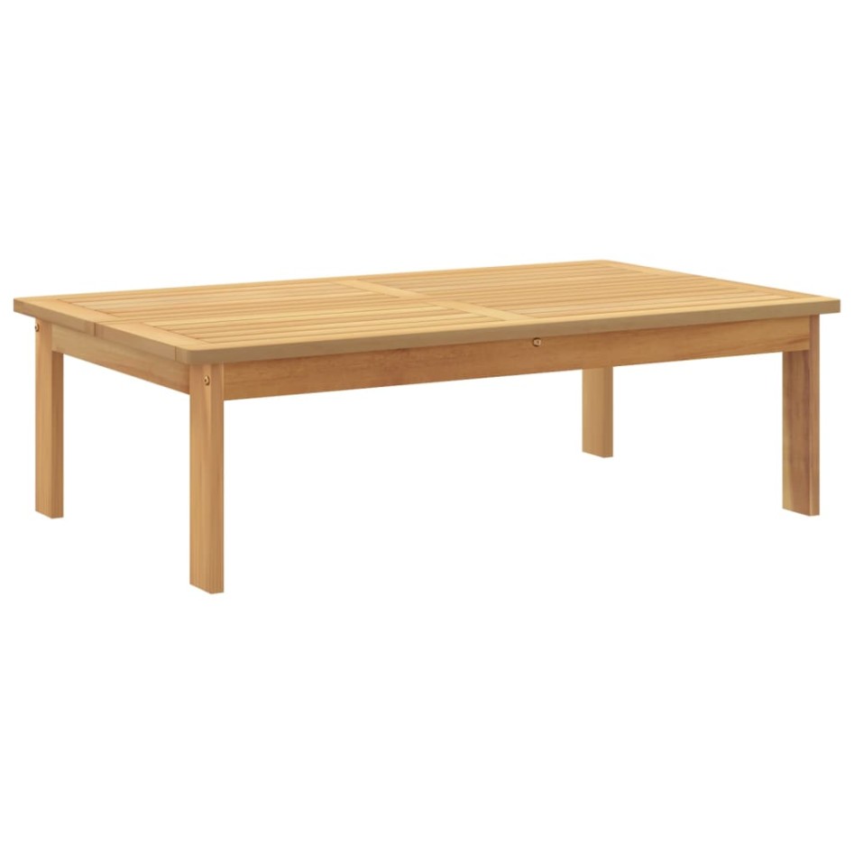 Mesa de jardín madera maciza de acacia 100x60x30