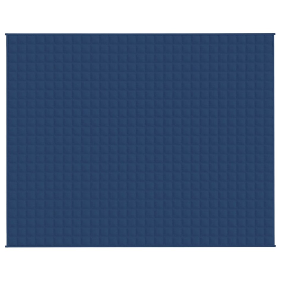 Manta con peso tela azul 235x290 cm 11