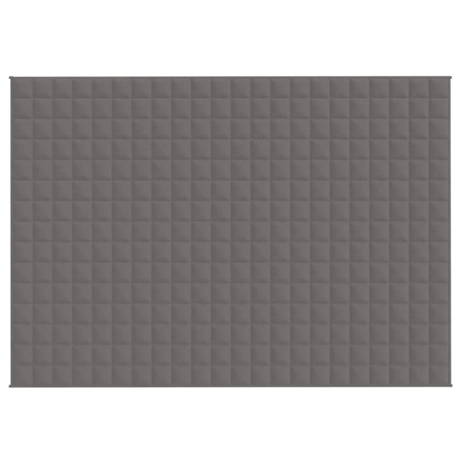 Manta con peso tela gris 155x220 cm 11