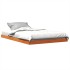 Estructura de cama sin colchón madera maciza marrón 120x190