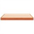 Estructura de cama sin colchón madera maciza marrón 120x190