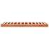 Estructura de cama sin colchón madera maciza marrón 120x190