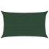 Toldo de vela HDPE verde oscuro 160 g/m² 5x8