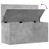 Caja de almacenaje madera ingeniería gris hormigón 100x42x46