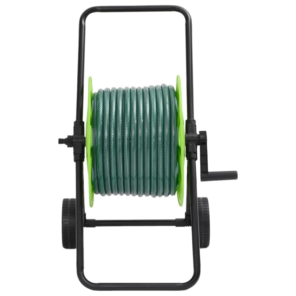Carrete de manguera con set de racores PVC verde 0,75 20