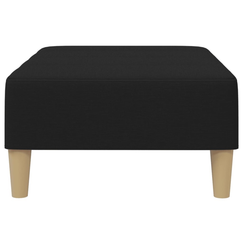 Reposapiés de tela negro 77x55x31