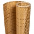 Toldo para balcón ratán sintético marrón claro 600x90
