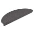 Alfombrillas autoadhesivas sisal 15 uds plateado 56x17x3