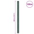 Membrana de malezas PP verde 2x100