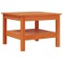 Mesa de centro madera maciza de pino marrón cera 55x55x40