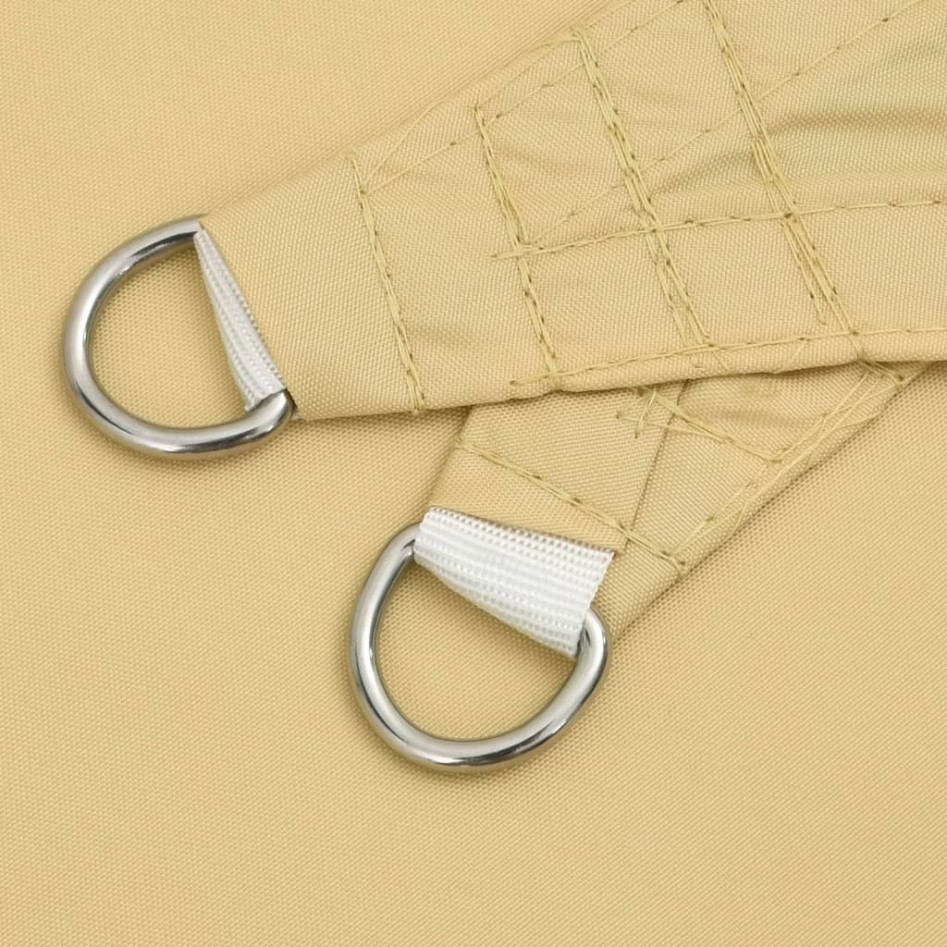 Toldo de vela poliéster oxford 100% arena 6x4