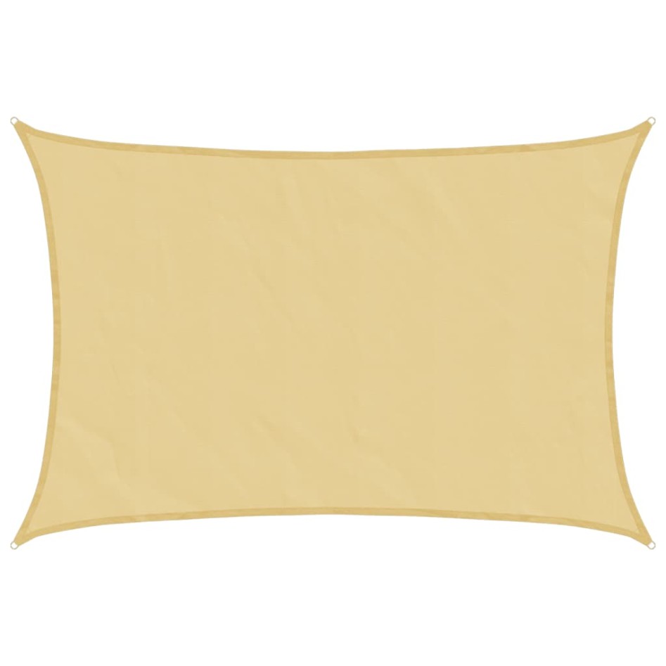 Toldo de vela poliéster oxford 100% arena 5x3,5