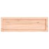 Estante de pared madera maciza roble sin tratar 100x30x(2-4)