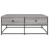 Mesa de centro madera de ingeniería gris Sonoma 100x99x40