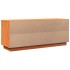 Mueble zapatero madera maciza de pino marrón cera 110x34x45
